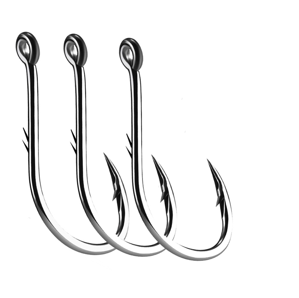 Fishing Hook Assortment - 50Pcs Iseama วงกลมปลาคาร์พ Eyed ตะขอตกปลาขนาด12 9