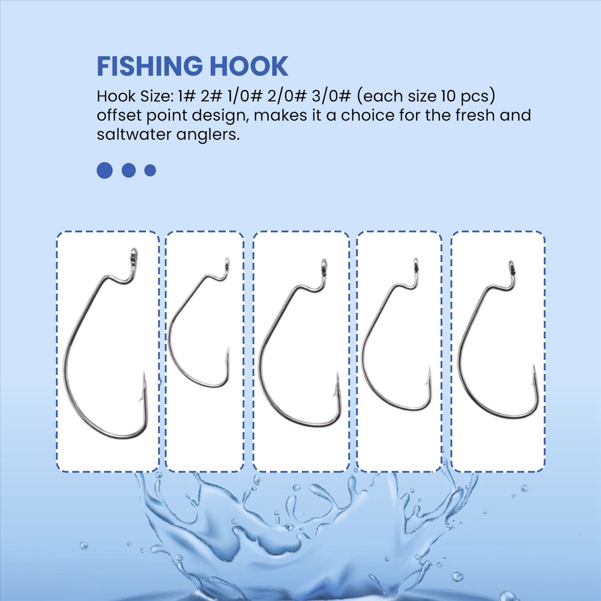 AD45 ชุดเบ็ดตกปลา 51 ชิ้น ตะขอ - Fishing Hook Box บทวิจารณ์และราคา