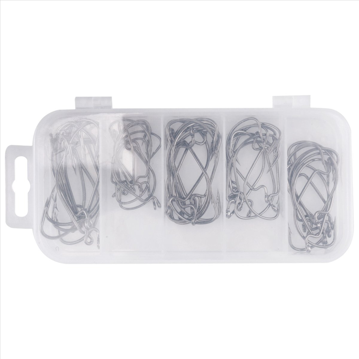 AD45 ชุดเบ็ดตกปลา 51 ชิ้น ตะขอ - Fishing Hook Box บทวิจารณ์และราคา