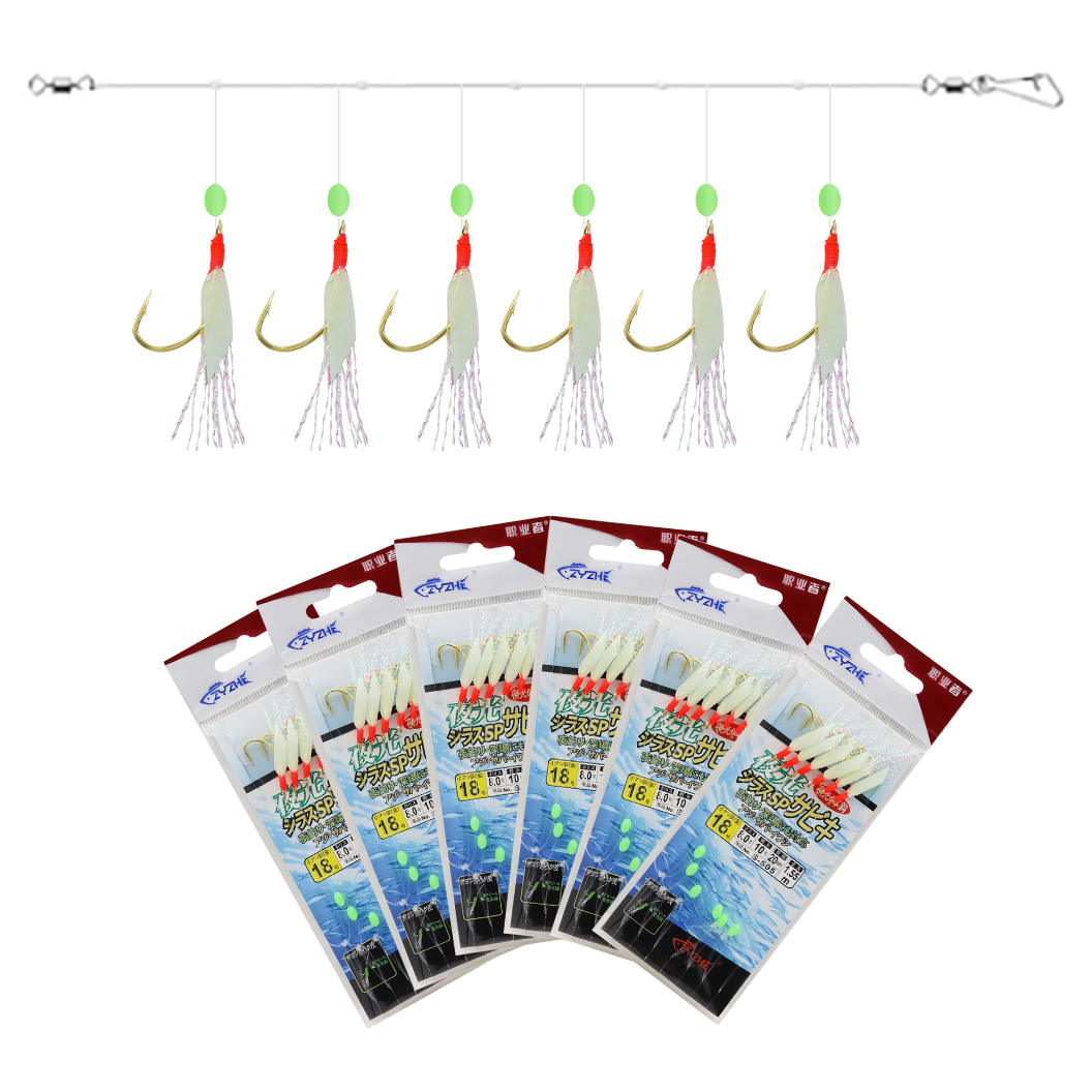 ชุดเบ็ดตกปลาซับิกิ ZYZHE 1/3/5 - Fishing Hook Assortment บทวิจารณ์และราคา