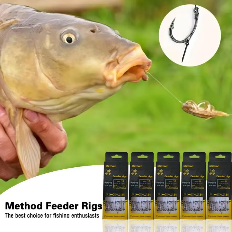 ชุดอุปกรณ์ตกปลาคาร์พแบบใหม่ YO - Fishing Hook Size บทวิจารณ์และราคา