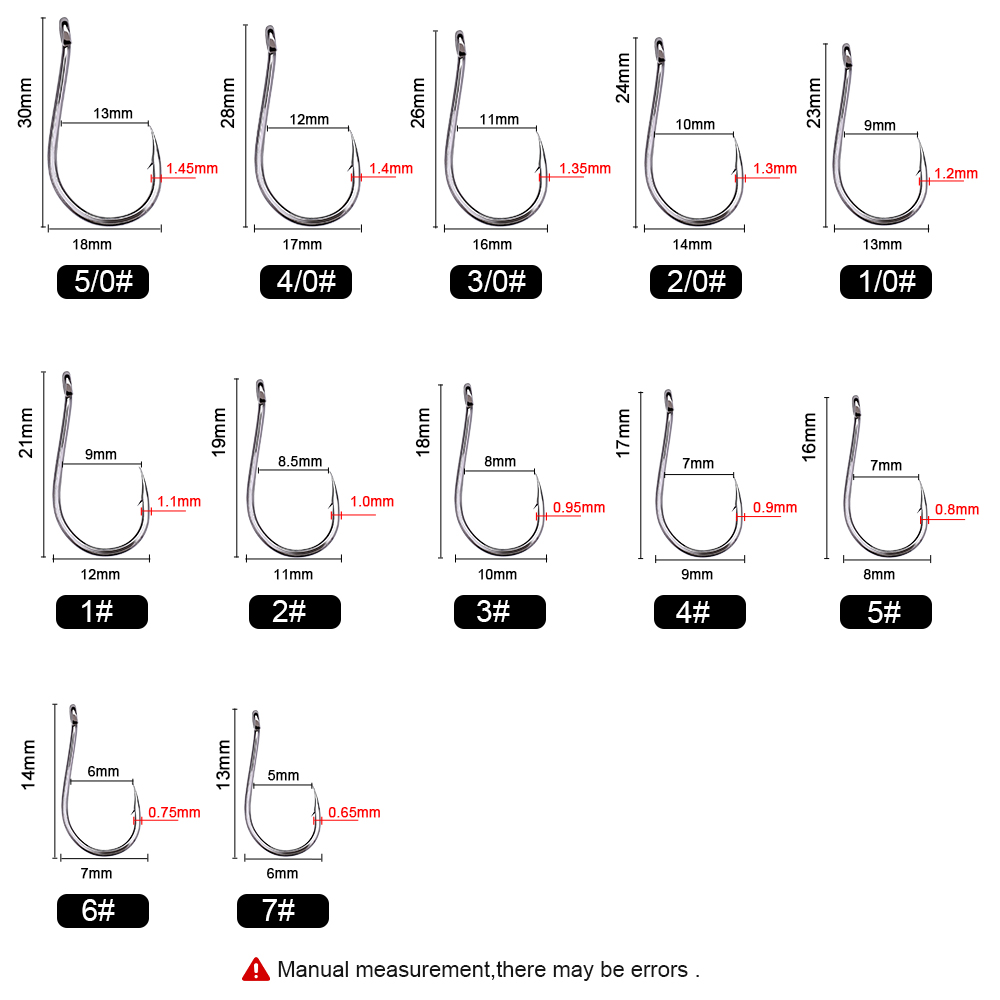 เบ็ดตกปลา ftk 50-100ชิ้น/กล่อง - Fishing Hook Assortment บทวิจารณ์และราคา